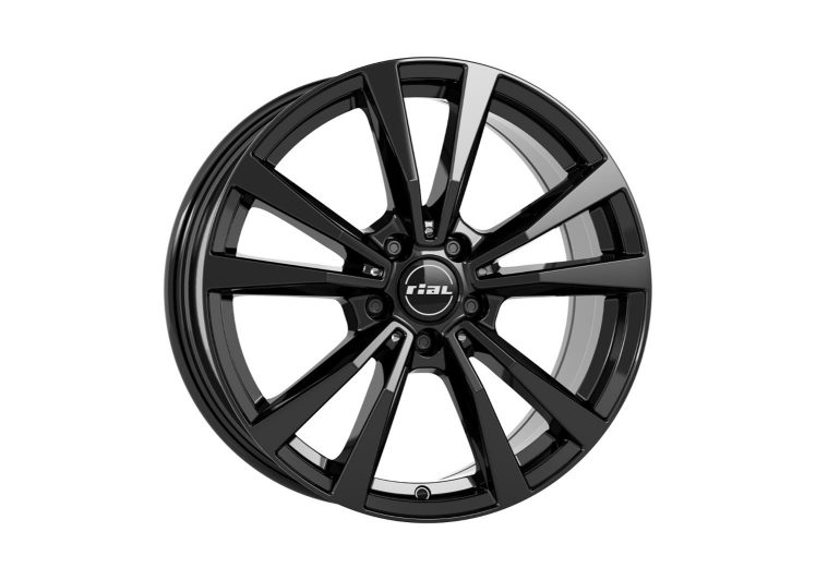 Felga aluminijska RIAL 7,5×17 5/112 ET45 (66,5) m12 ece crna M12-75745M82-6