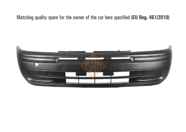 Branik prednji FIAT PUNTO 99-09 -03 5 vrata, crni