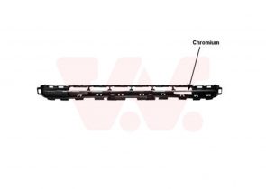 Maska branika PEUGEOT 207 prednja 09- gornja krom