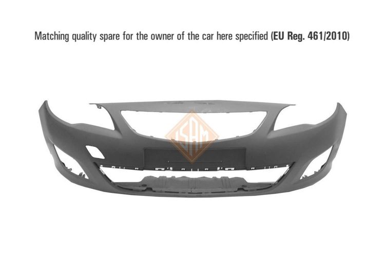 Branik prednji OPEL ASTRA J -12 izrezuje se 0739111