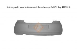 Branik zadnji VW POLO 09-17 -14 VELIKI AUSPUH