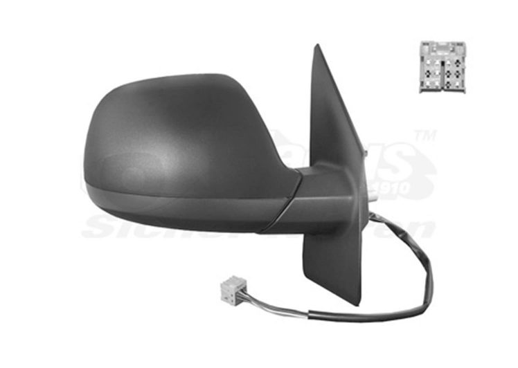 Retrovizor VW T5 desni 09- električni grijani crni