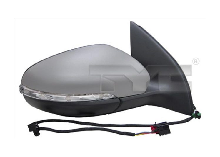 Retrovizor VW GOLF 6 lijevi električni grijani asferičan žmigavac 6 pinova 337-0174