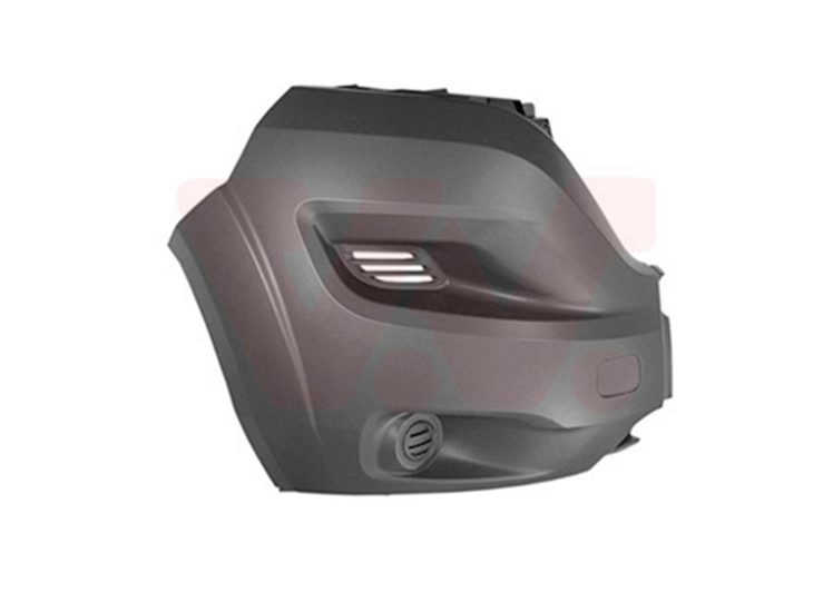 Branik prednji FIAT DUCATO 14- desni crni, JUMPER/BOXER