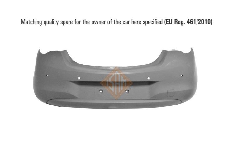 Branik zadnji OPEL CORSA E 14- senzori 4X