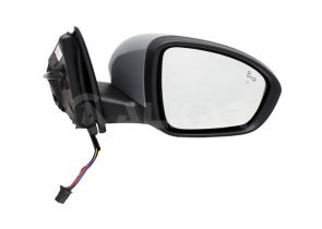 Retrovizor RENAULT MEGANE 16- desni električni grijani senzor temp. žmigavac podno svjetlo sklopiv 15 pinova