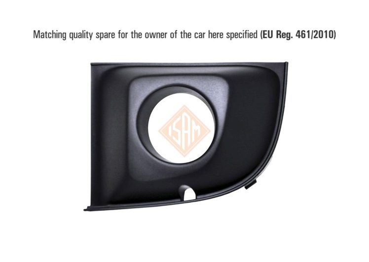 Maska branika FIAT 500 prednja lijeva -15 sa maglenkom