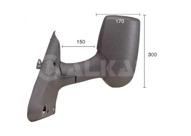 Retrovizor FORD TRANSIT 00-06 lijevi vanjsko podešavanje duga ruka