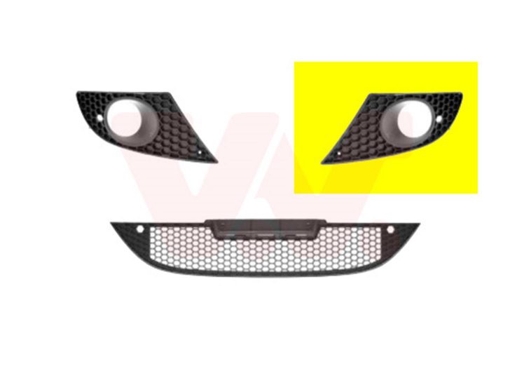 Maska branika SEAT LEON 05-12 prednja lijeva -09 sa maglenkom