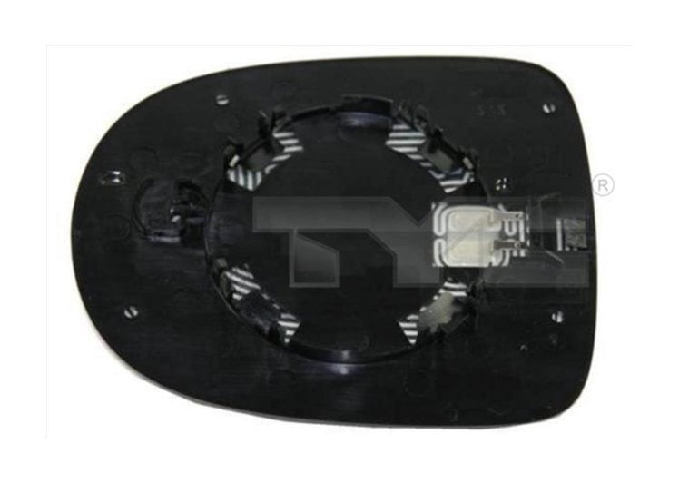 Ogledalo retrovizora RENAULT CLIO 05-13 lijevo 09- grijano asferično