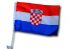 Zastavica za auto Hrvatska 2 kom