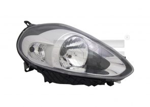 Far FIAT PUNTO EVO 09-12 lijevi H4 krom , PUNTO 12- 20-12262-05-2