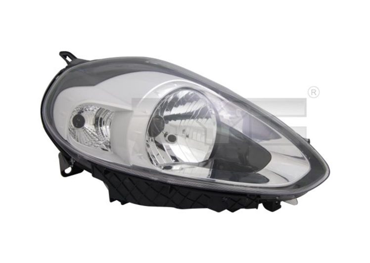 Far FIAT PUNTO EVO 09-12 lijevi H4 krom , PUNTO 12- 20-12262-05-2