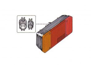 Zadnje svjetlo FIAT DUCATO 90-94 lijevo SANDUČAR 1650925, 94-02/JUMPER/BOXER