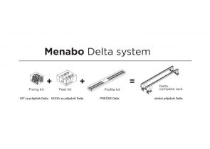 MENABO delta komplet za prtljažnik deltakit65g 000108000000 1/2/72 komplet za pričvršćivanje dlkit65g