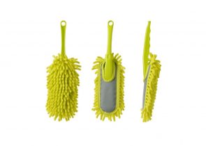 Četka za pranje s mikrovlaknima 4CARS 95552 mikrovlakna microfiber car wash brustice strugač s rukavicom