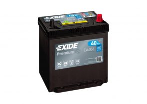 akumulator EXIDE 40ah d+ ea406 187x127x220 (350a)