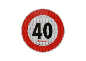 naljepnica brzine 40 km/h reflektirajuća LAMPA
