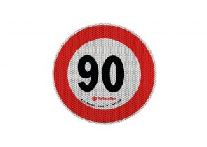 naljepnica brzine 90 km/h reflektirajuća LAMPA