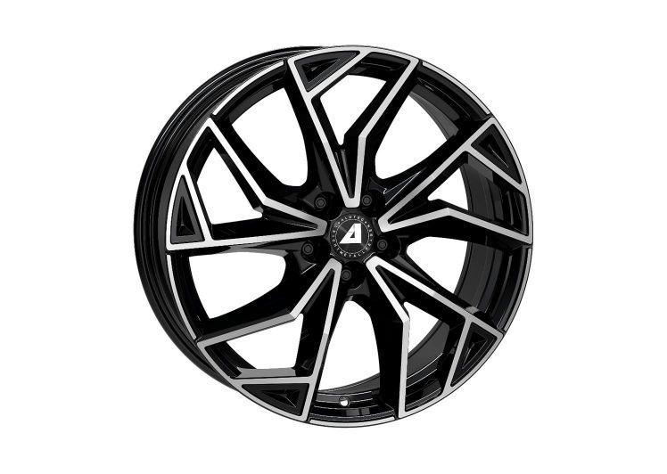 felga aluminijska ALUTEC 8,0x19x5/112 et40 (70,1) adx.02 crna prednja polirana