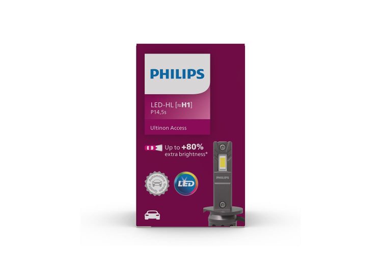 žarulja PHILIPS led h1 12v 13w 6000k 11258u2500cx ultinon access 2500 plug-and-play p14, 5s 2/1
