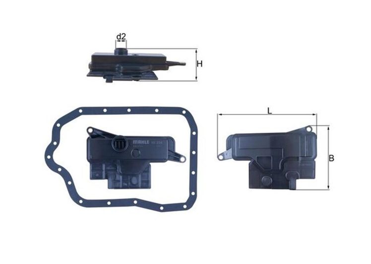 MAHLE filter ulja mjenjača TOYOTA HX234D