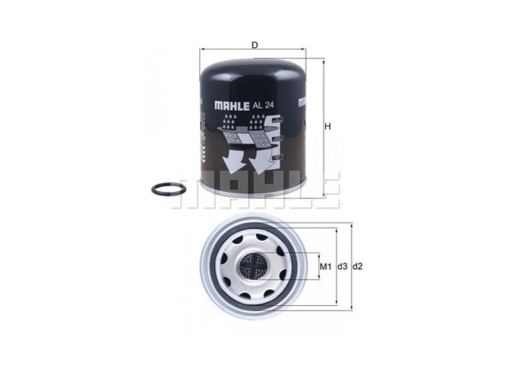 MAHLE filter ISUŠIVAČA AL24