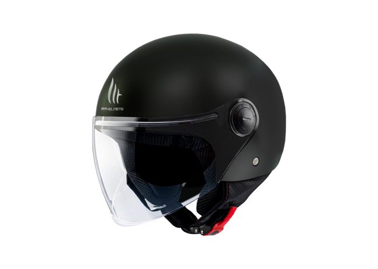 Moto kaciga STREET S SOLID A1 MATT BLACK S 133800001014 MT HELMETS