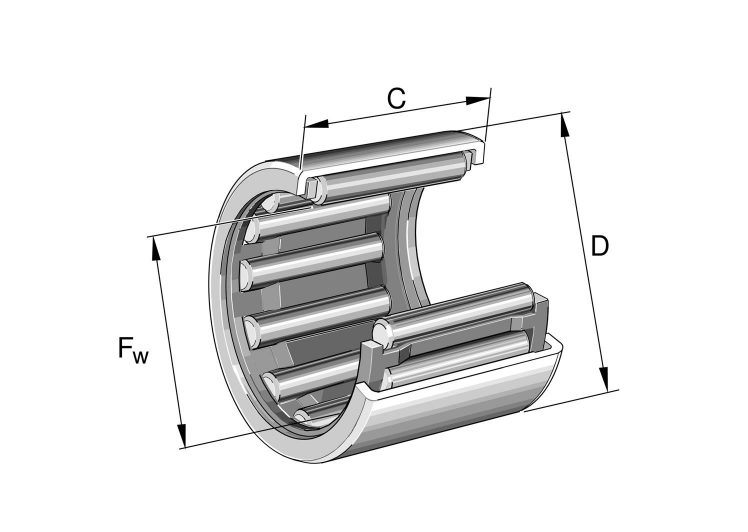 Ležaj igličasti hk3520-b – 35x42x20 INA