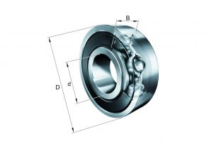 LEŽAJ KUGLIČNI RADIJALNI 6211-C-2HRS – 55X100X21  (6211-2RS) FAG