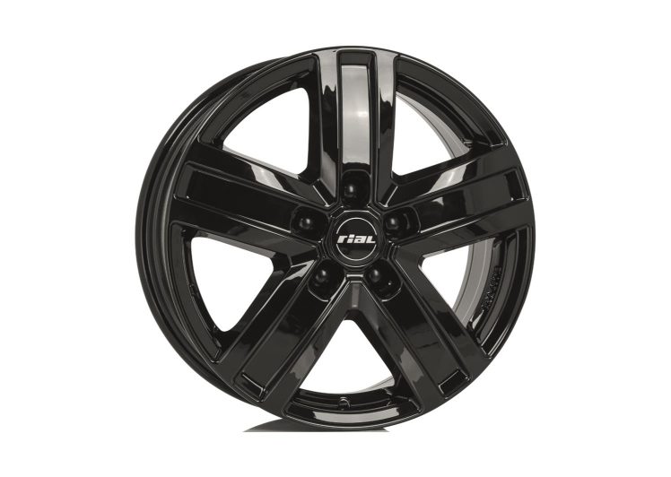 Felga aluminijska RIAL 6,5X16 5X160 ET60 (65,1) TRANSPORTER CRNA TP65660FT12-6 TP65660FT12-6