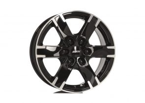 Felga aluminijska ALUTEC 7,5X17X6/114 ET39 (66,1) TITAN CRNA PREDNJA POLIRANA TIT75739X33-1