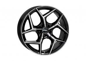 Felga aluminijska RIAL 8,0X18X5/114,3 ET40 (70,1) SALENTO CRNA PREDNJA POLIRANA SAL80840B83-1