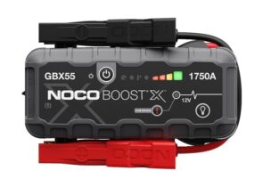 NOCO STARTER PRIJENOSNI 12 V, 1750 AMP, U TORBICI, LED SVJETLO, STEZALJKE ZA AMUMULATORE – GBX55