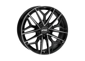 Felga aluminijska ATS 9,0X20X5/112 ET35 (66,5) PASSION CRNA PREDNJA POLIRANA PSN902035W63-1