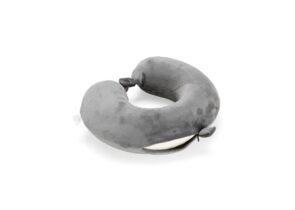 LAMPA jastuk za putovanje s memorijskom pjenom- sivi 54165