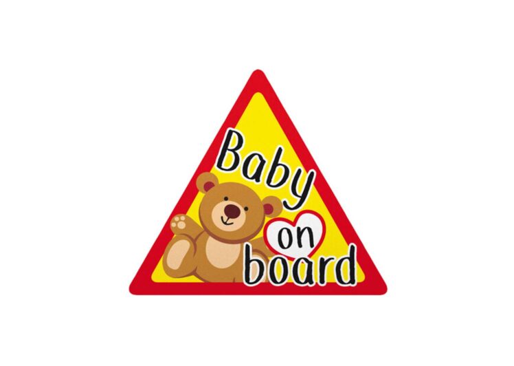 LAMPA naljepnica beba u autu 66859