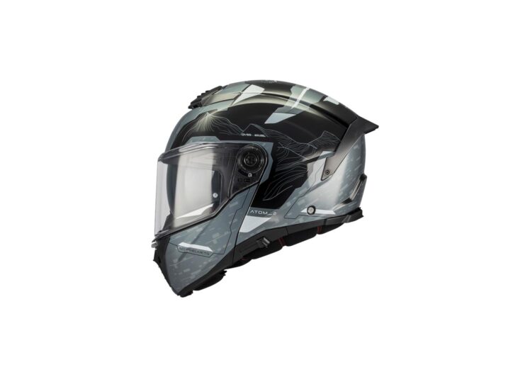 Moto kaciga ATOM 2 SV HIGHLANDS C2 GLOSS FLIP UP M 1335C94C2105 MT HELMETS