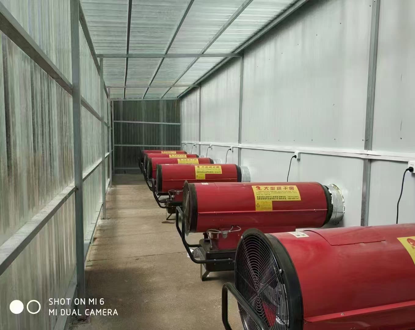 Diesel heater for poultry house brooding