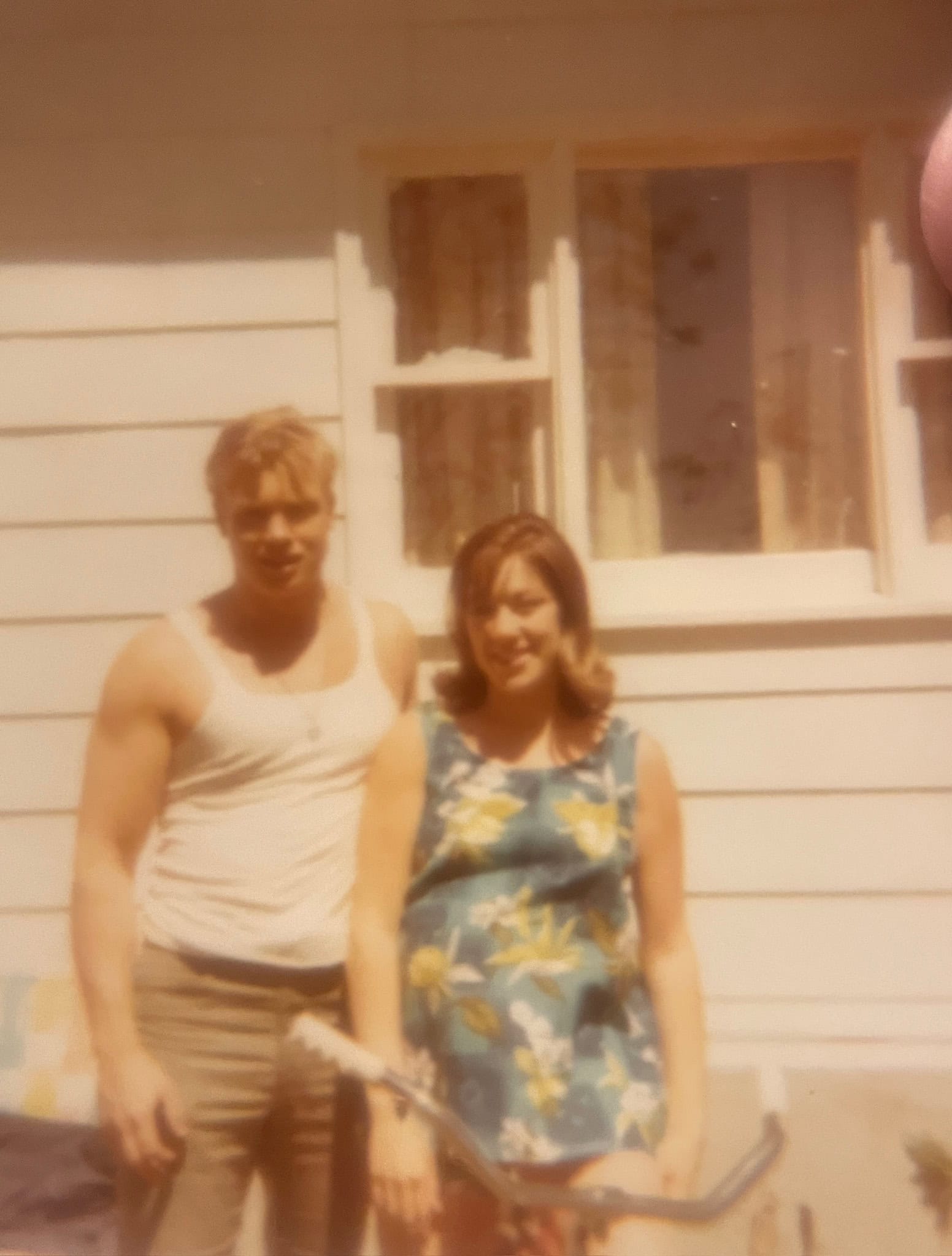 Christy's parents as a young couple