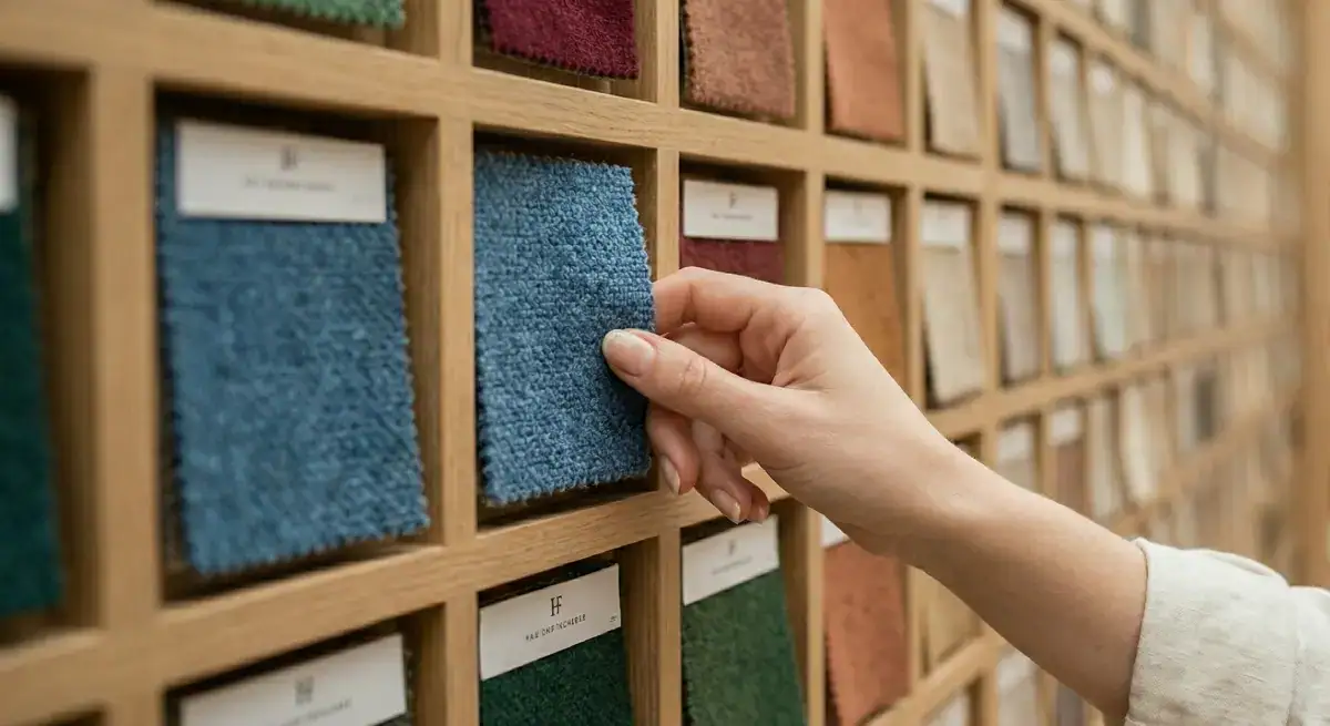Pajama Fabric Color Card Wall