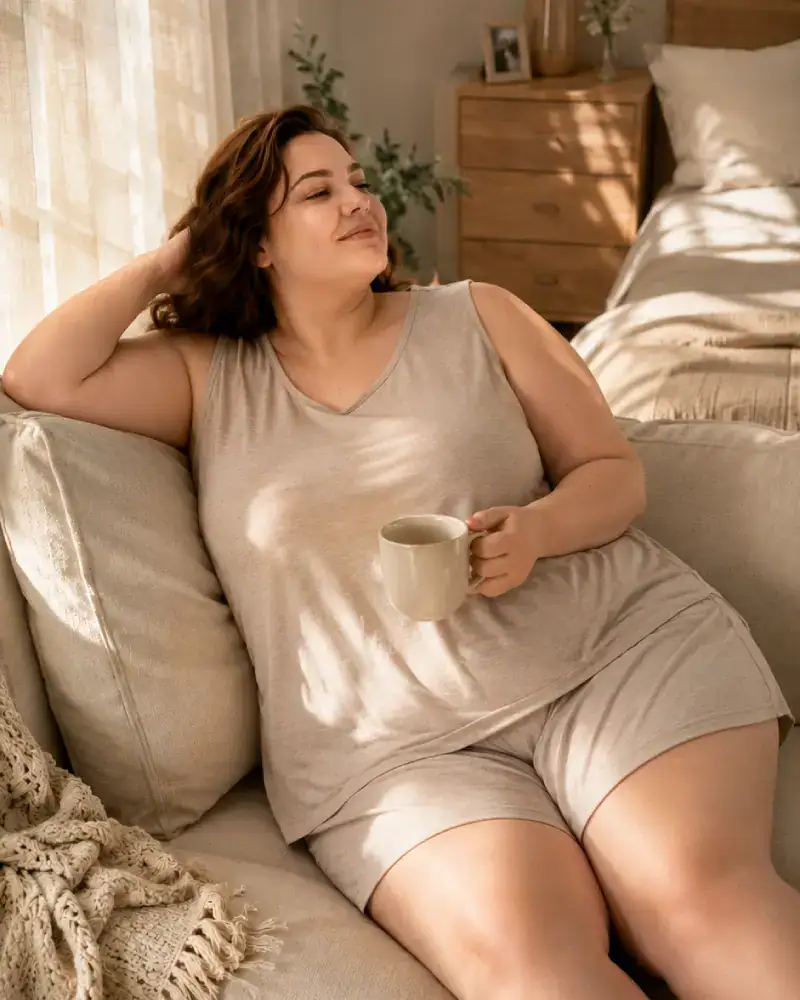 Size Bought: 4X - 168cm | 136kg | Apple - loungewear
