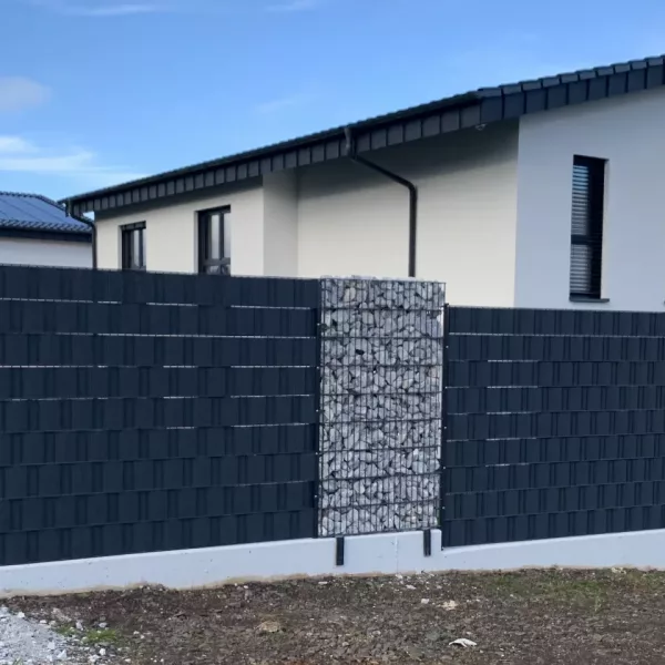 Doppelstabmatten zaun Gabionen Zaunbau