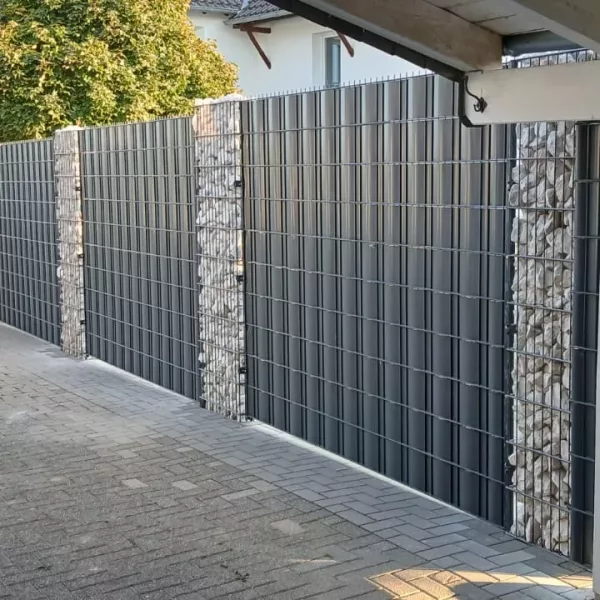 Sichschutzzaun Gabionenzaun (6)