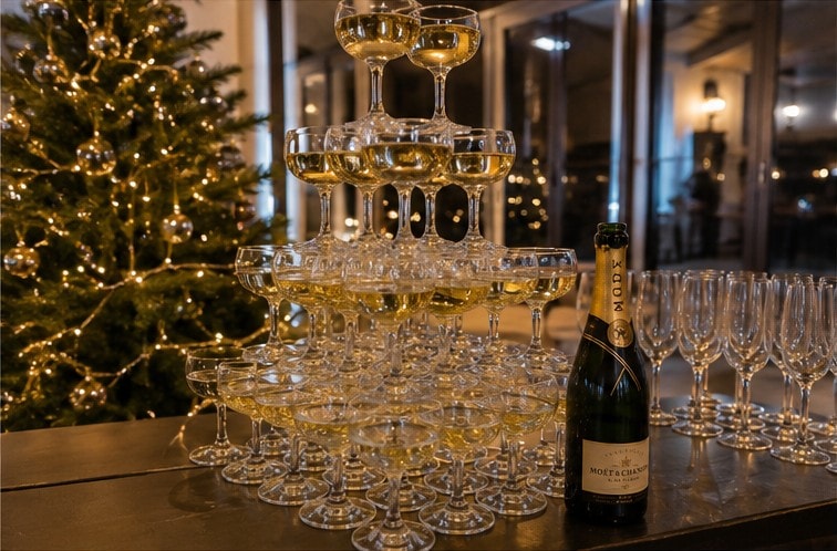 Champagne toren