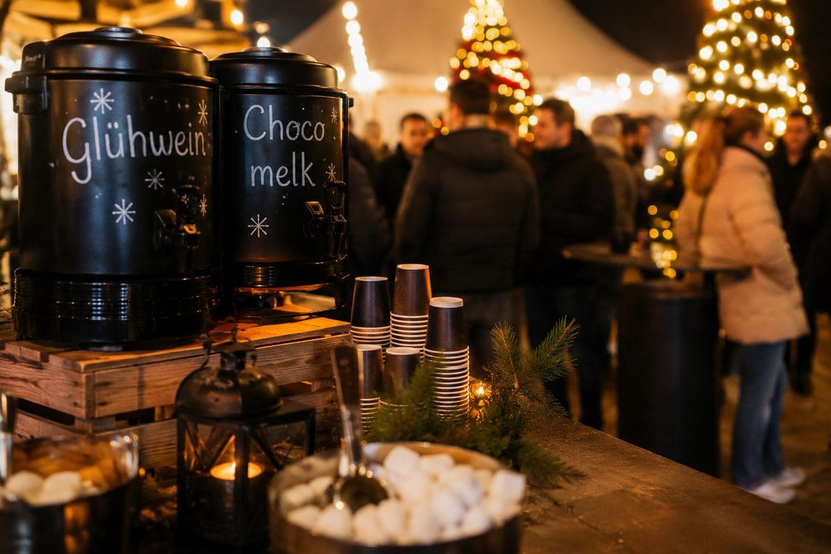 Ontvangst glühwein & chocomel