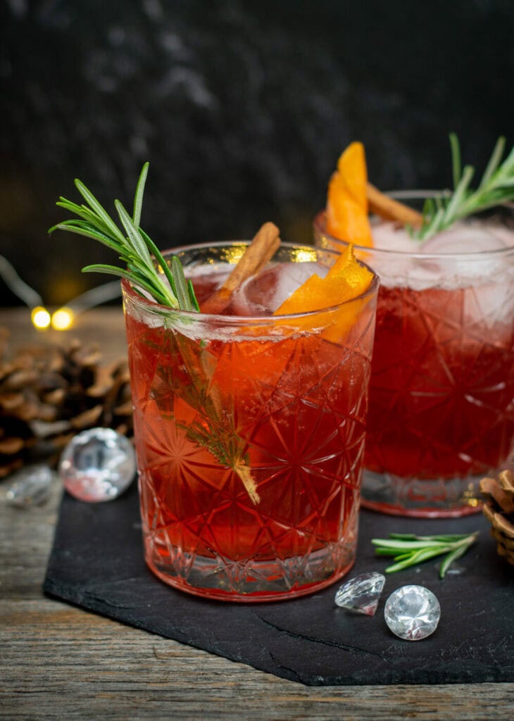 Winterse mocktail ontvangst
