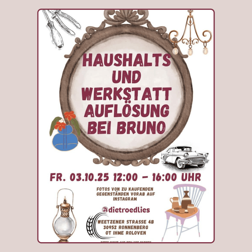 Haushalt & Werkstatt Auflösung bei Bruno