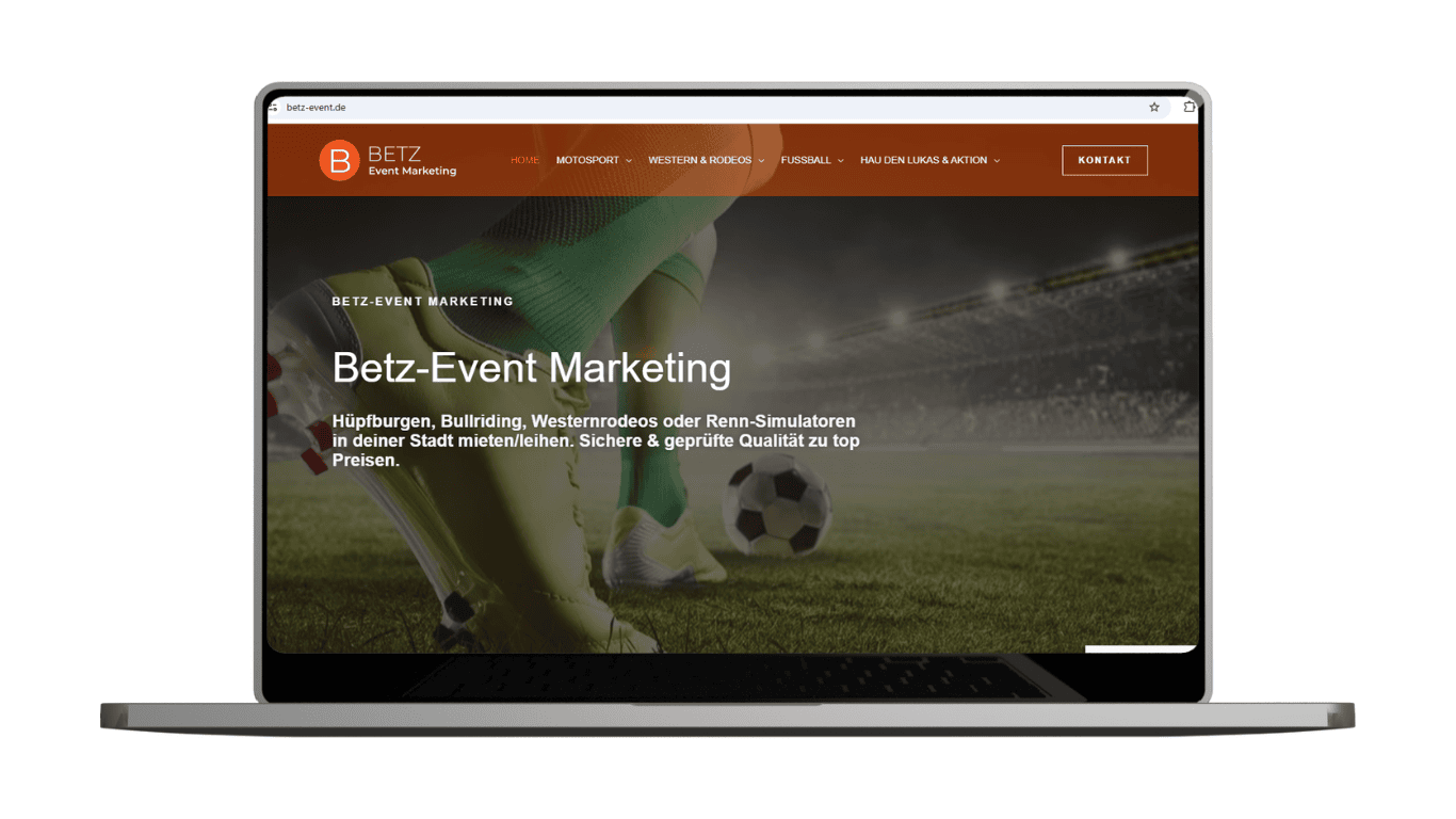 Betz Event Website Referenz