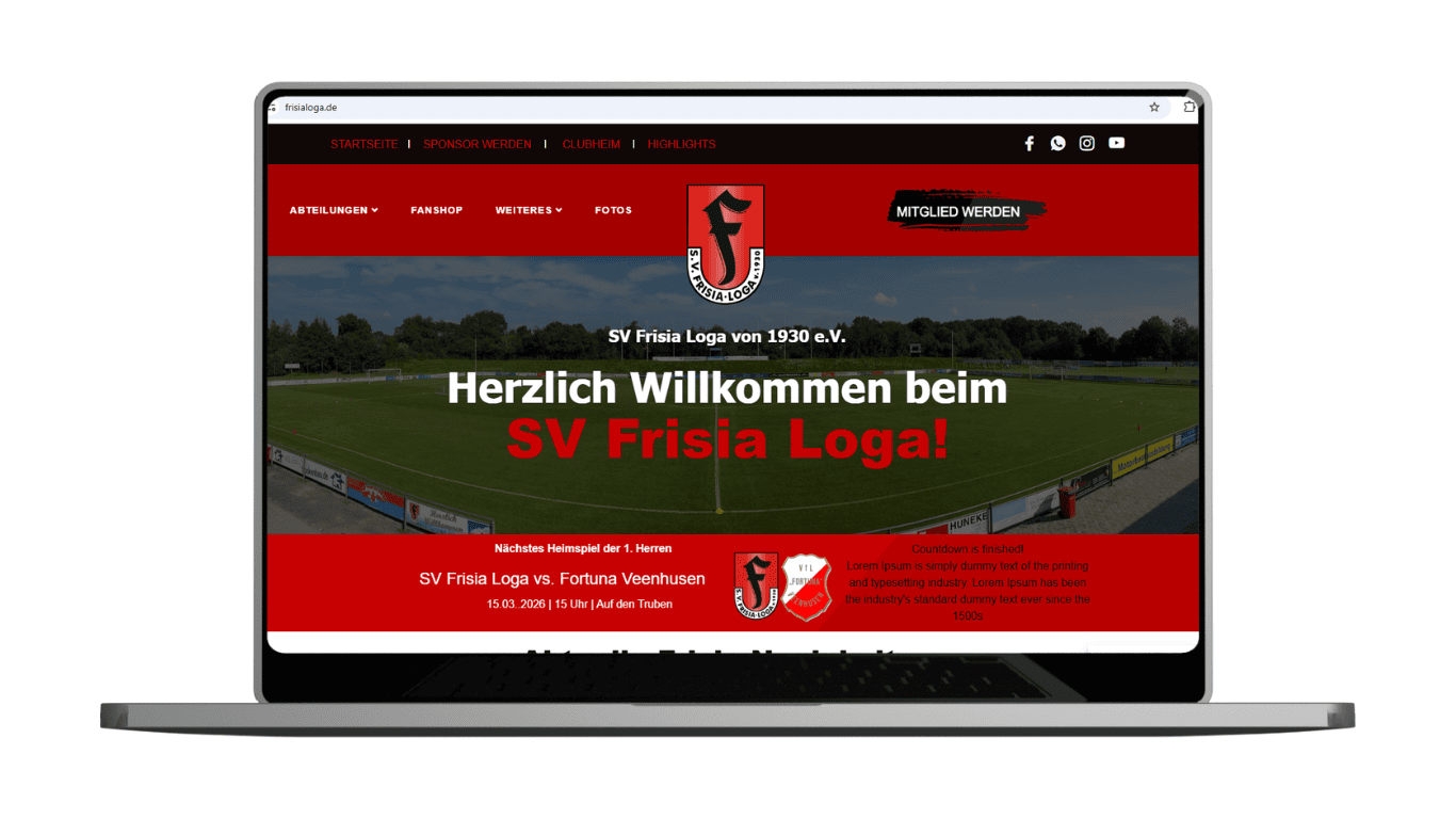 Frisia Loga Website Referenz